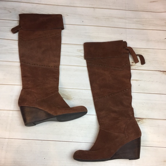 nicole wedge boots